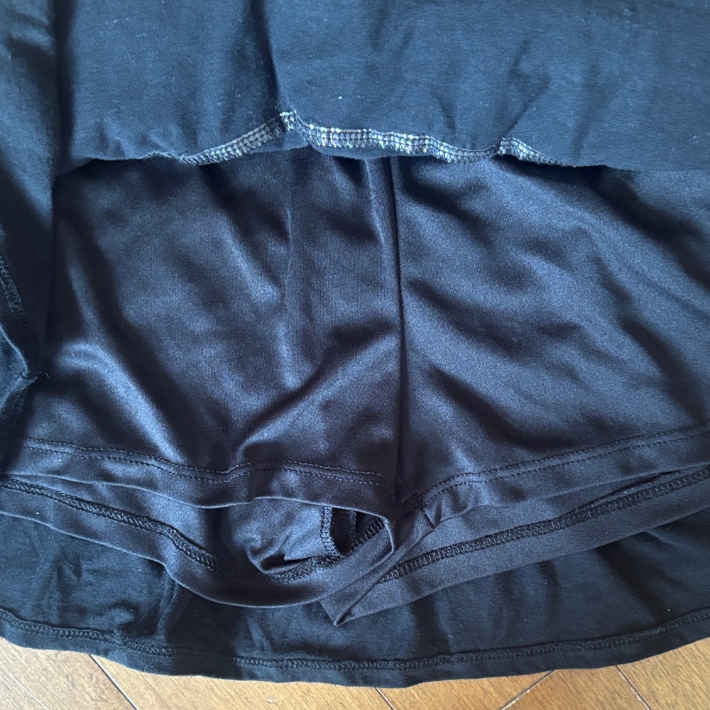 Justice Black Tiered Skater Skirt - Picture 3 of 3